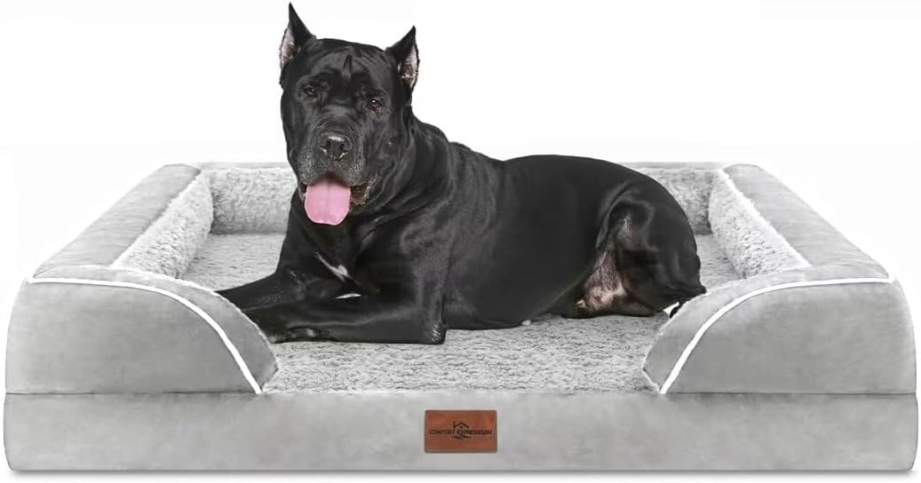Comfort Expression XXL Orthopedic Foam Dog Bed for Extra Large Dogs, Waterproof Orthopedic Dog