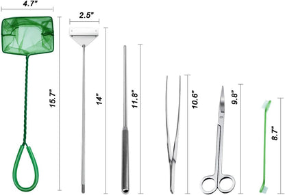 Gravel Vacuum for Aquarium with Fish Tank Cleaning Kit, Aquarium Siphon Sand Cleaner Suitable for
