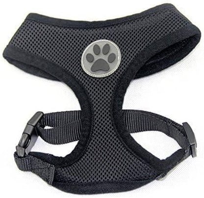 BINGPET Small Dog Harness - Breathable Mesh Puppy Cat Harnesses - No Pull Adjustable Dog Harness
