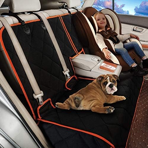 Car Seat Protector, 600D Heavy Duty Car Seat Cover for Dogs, Waterproof Dog Car Seat Cover for Back