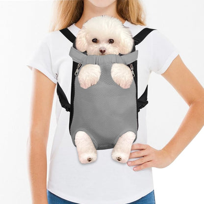 FEimaX Dog Carrier Backpack Pet Legs Out Front Cat Travel Bag, Adjustable Puppy Backpacks Carriers