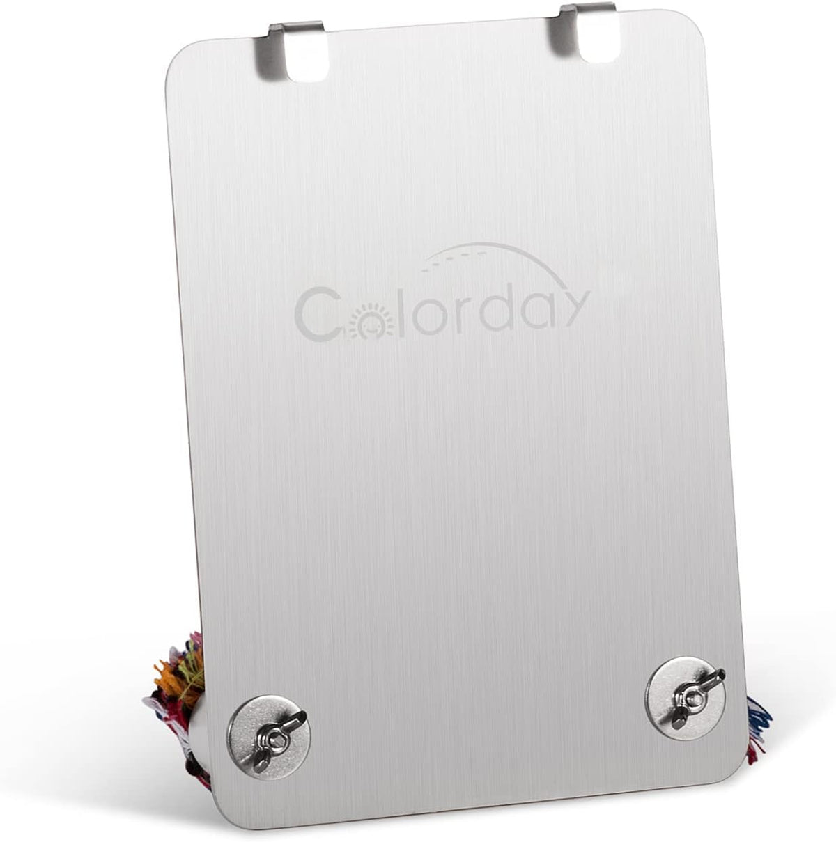 Colorday 9" Bird Mirror with Rope Perch, Bird Swing, Parrot Cage Toys for Parakeet African Grey