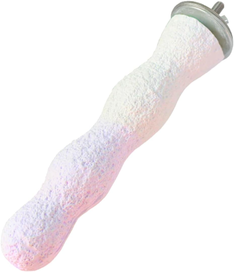 Parrot Perch Bird Perches for Cage Parrot Beak Grinding Stone Rough Surface High Calcium Mineral
