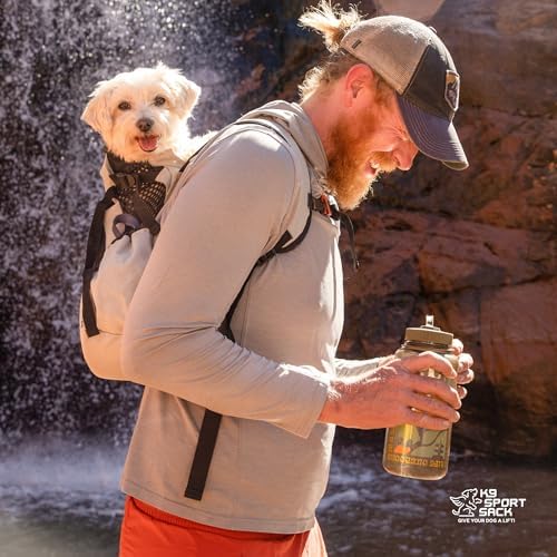K9 Sport Sack Air 2 - X-Small, Light Grey - Ideal for Dogs with 9-12” Back Length - Durable