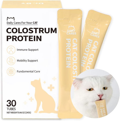 Dr.by Cat Colostrum Protein Cat Supplement Immune Support Muscle Growth, Gentle on Digestion for