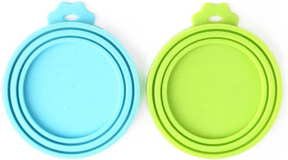 Comtim Pet Food Can Cover Silicone Can Lids for Dog and Cat Food(Universal Size,One fit 3 Standard