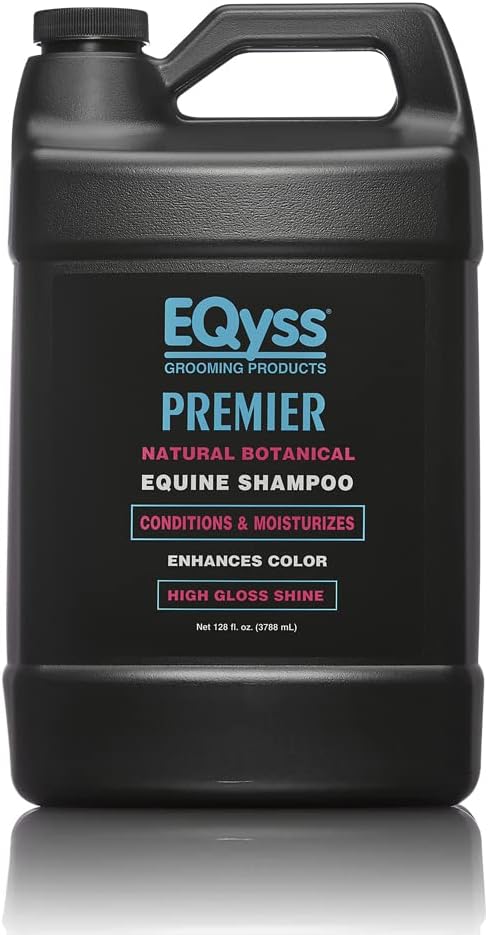 EQyss Premier Equine Horse Shampoo - Conditions and Moisturizes Coat, Enhances Color, Promotes