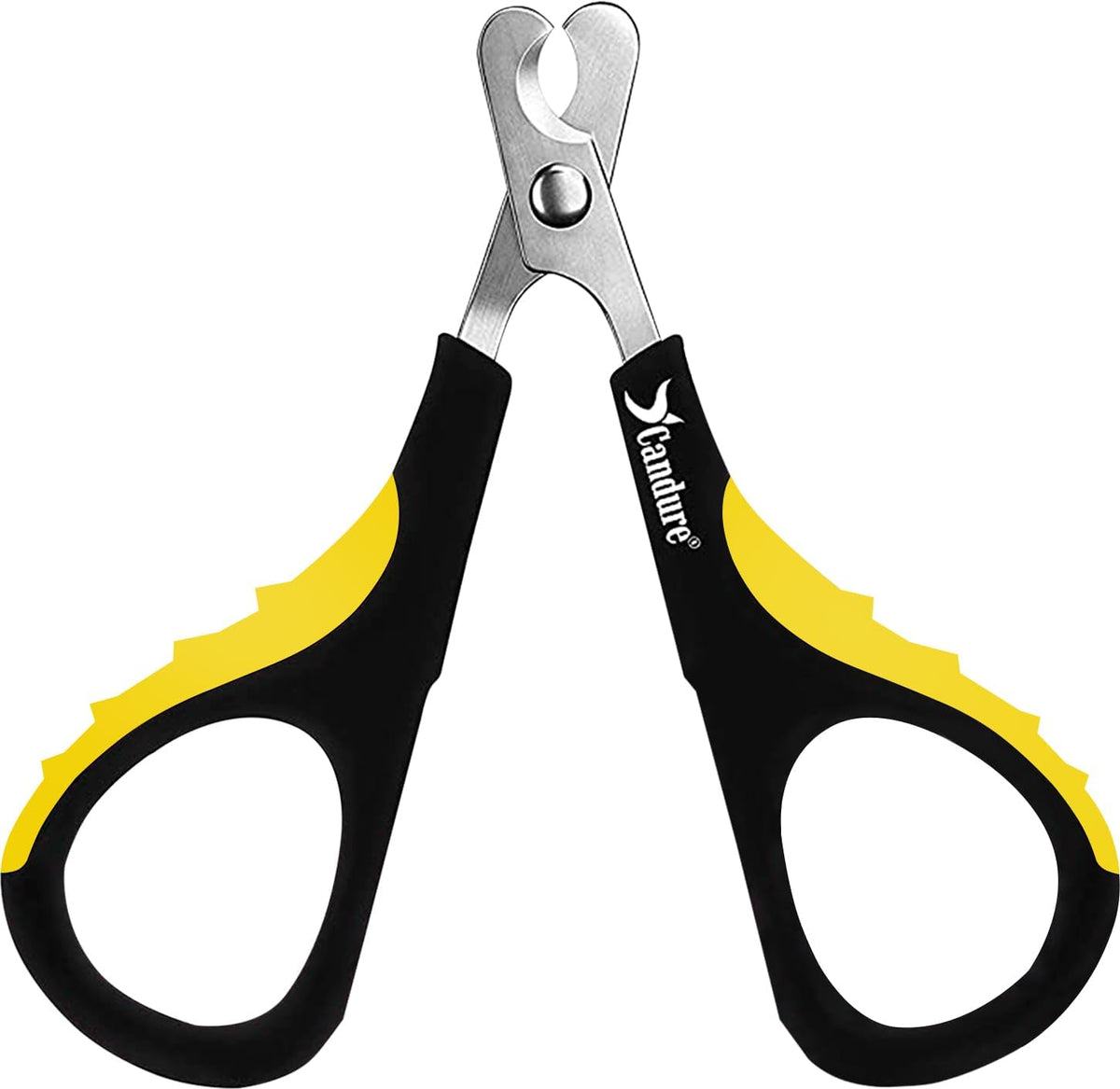 Candure Cat Nail Clipper Stainless Steel Cat Claw Trimmers for Rabbits, Guinea Pigs, Birds