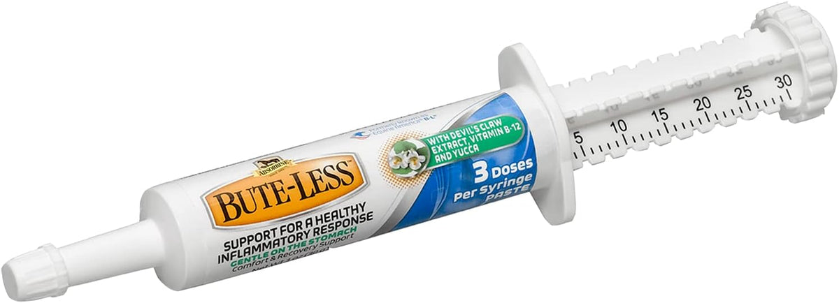 Absorbine Bute-Less Long-Term Horse Comfort & Recovery Supplement Paste, Gentle on Stomach, Devil’s