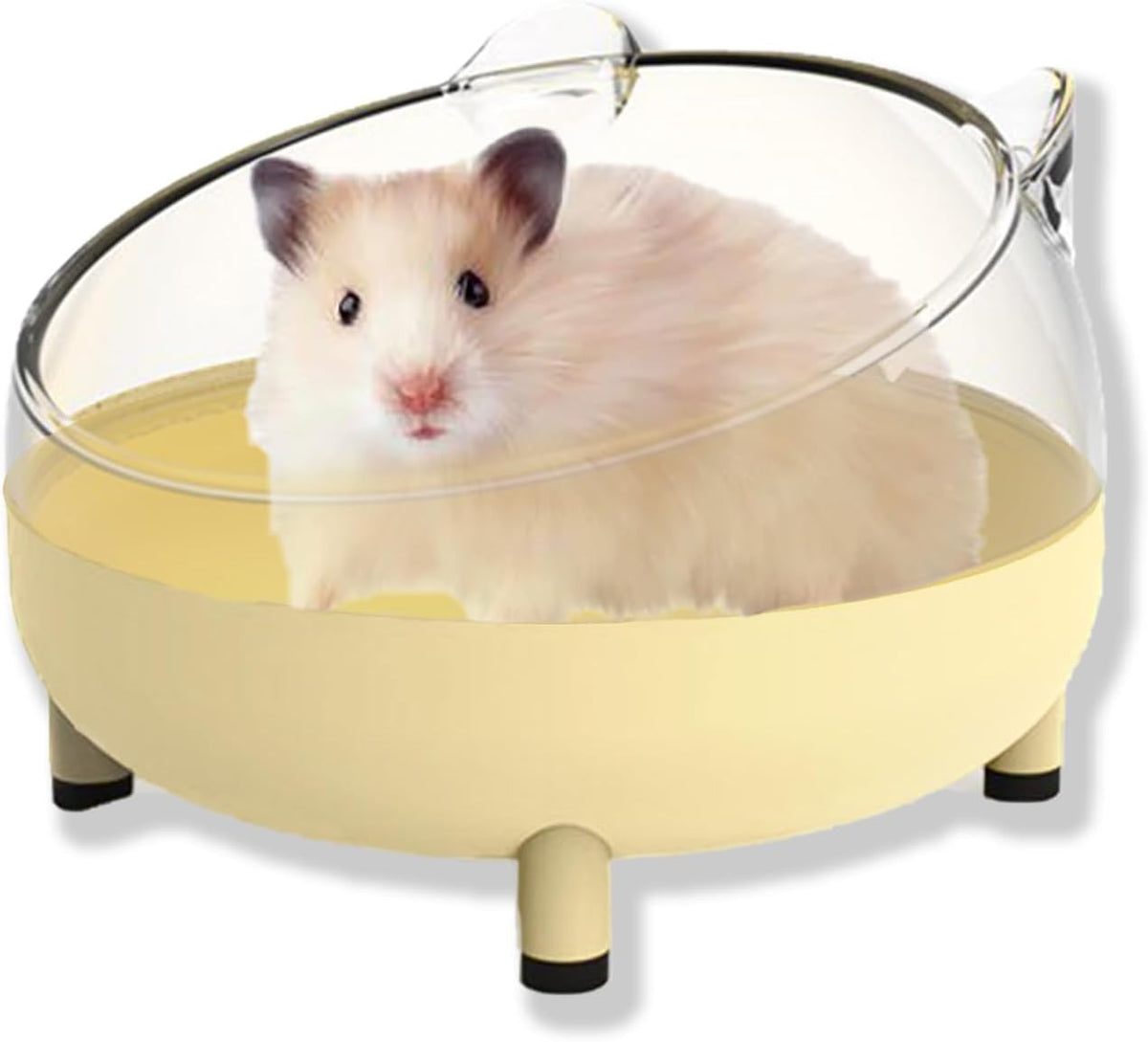 Meow&Woof Hamster Sand Bath Container, Large Sandbox Toilet Gerbil Batheoom, Tiny Chinchilla Dust