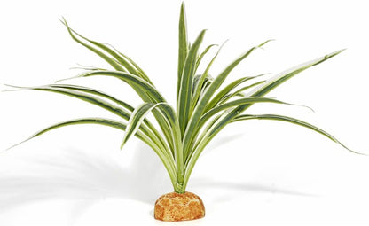 Artificial Spider Plants, Reptile Terrarium Decor, Bearded Dragon Tank Accessories fit Crested