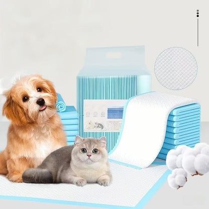 Absorbent Disposable Dog & Cat Training Pads - Large Washable Pet Supplies with Leak-Proof Design