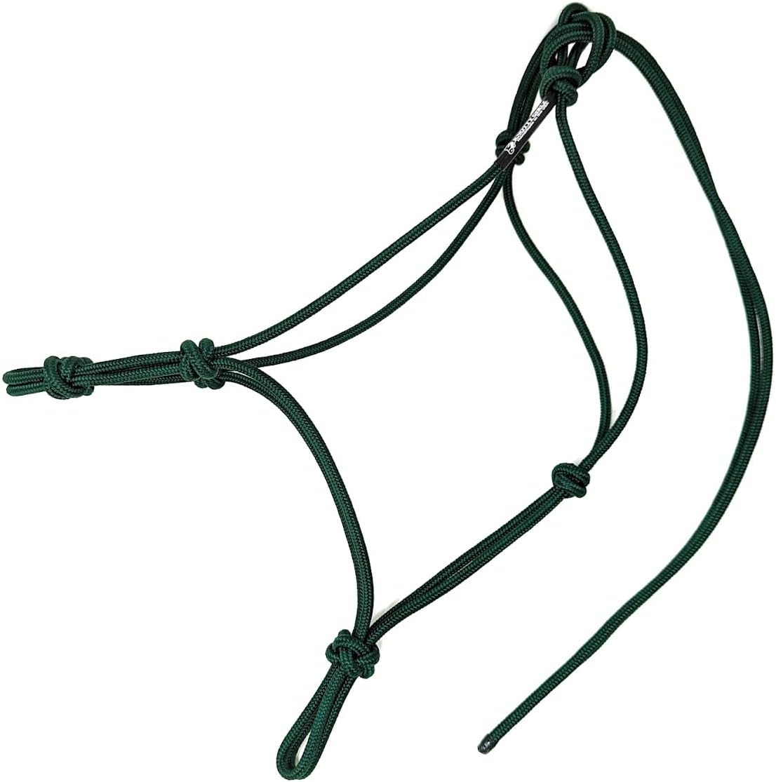 Horse Rope Training Halter - 4 Knot 1/4" Stiff Halter Cord - Used by Famous Trainers Multiple Sizes