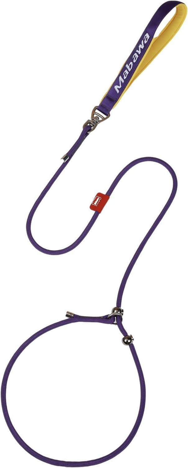 Dog Anti-Slip Leash 5FT with Metal Stopper - Durable No-Pull Training Lead for Small, Medium &