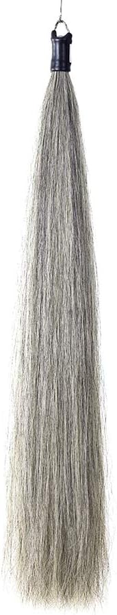 Horse Tail Extensions with Braided Horsehair Loop, Blunt Cut Bottom, 34-36 inches Long and 1 lb
