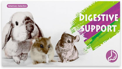 Digestive Support for Rabbits - High Fiber Probiotics, GI Stasis Prevention, Promote Gut Motility