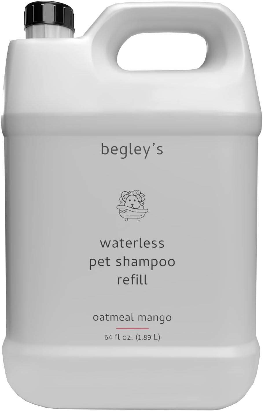 Begley's No Rinse Waterless Pet Shampoo, Bathless Cleaning, Deodorizing, and Odor Removal for a