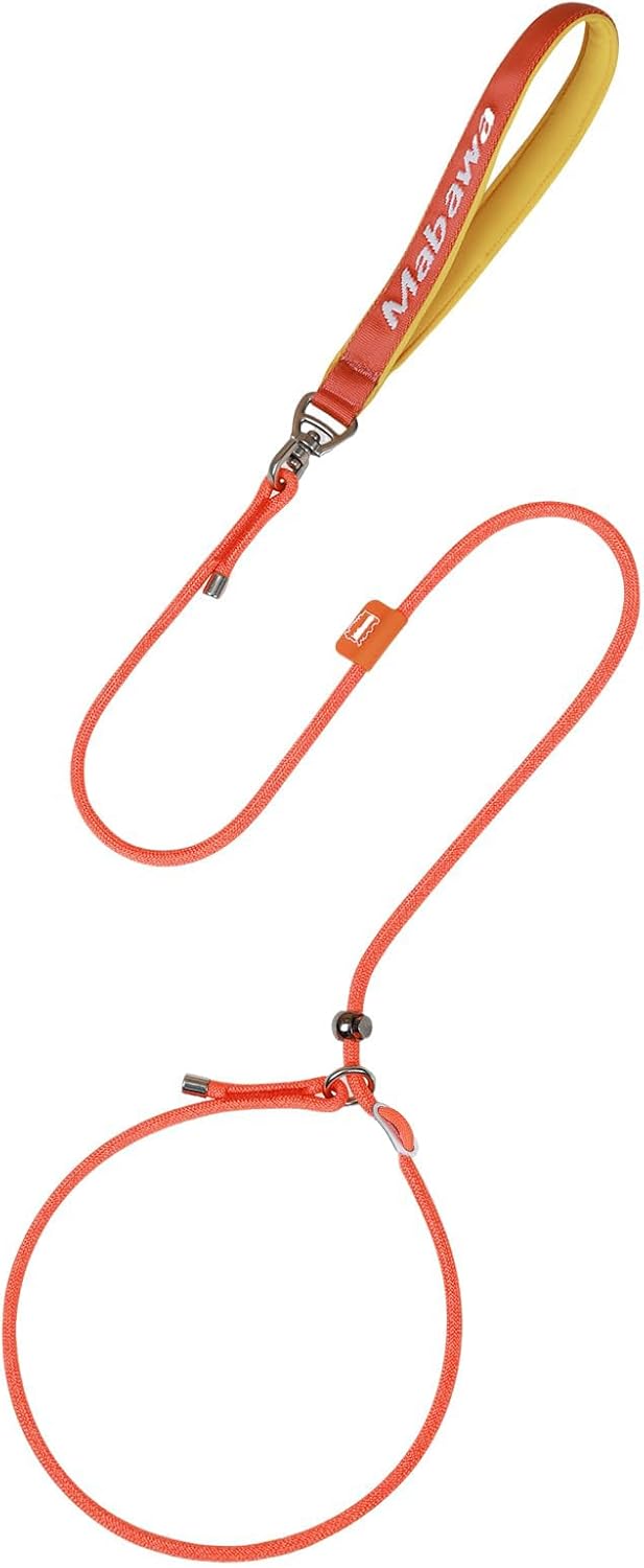 Dog Anti-Slip Leash 5FT with Metal Stopper - Durable No-Pull Training Lead for Small, Medium &