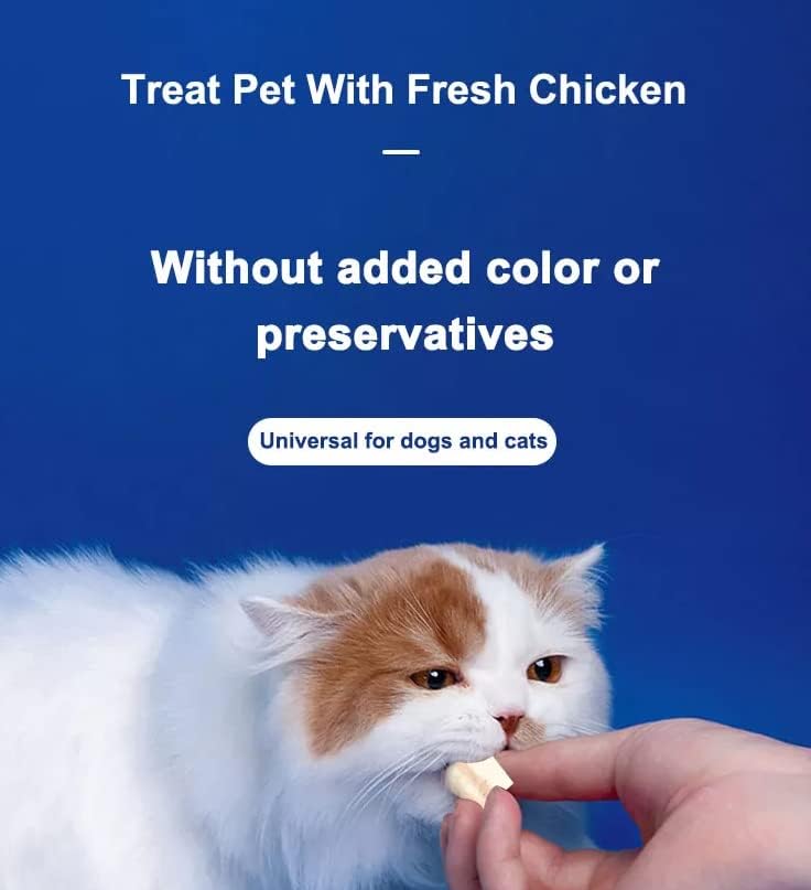 Organic Freeze Dried Dog & Cat Treats - Single Ingredient, Grain Free Food Toppers for Healthy