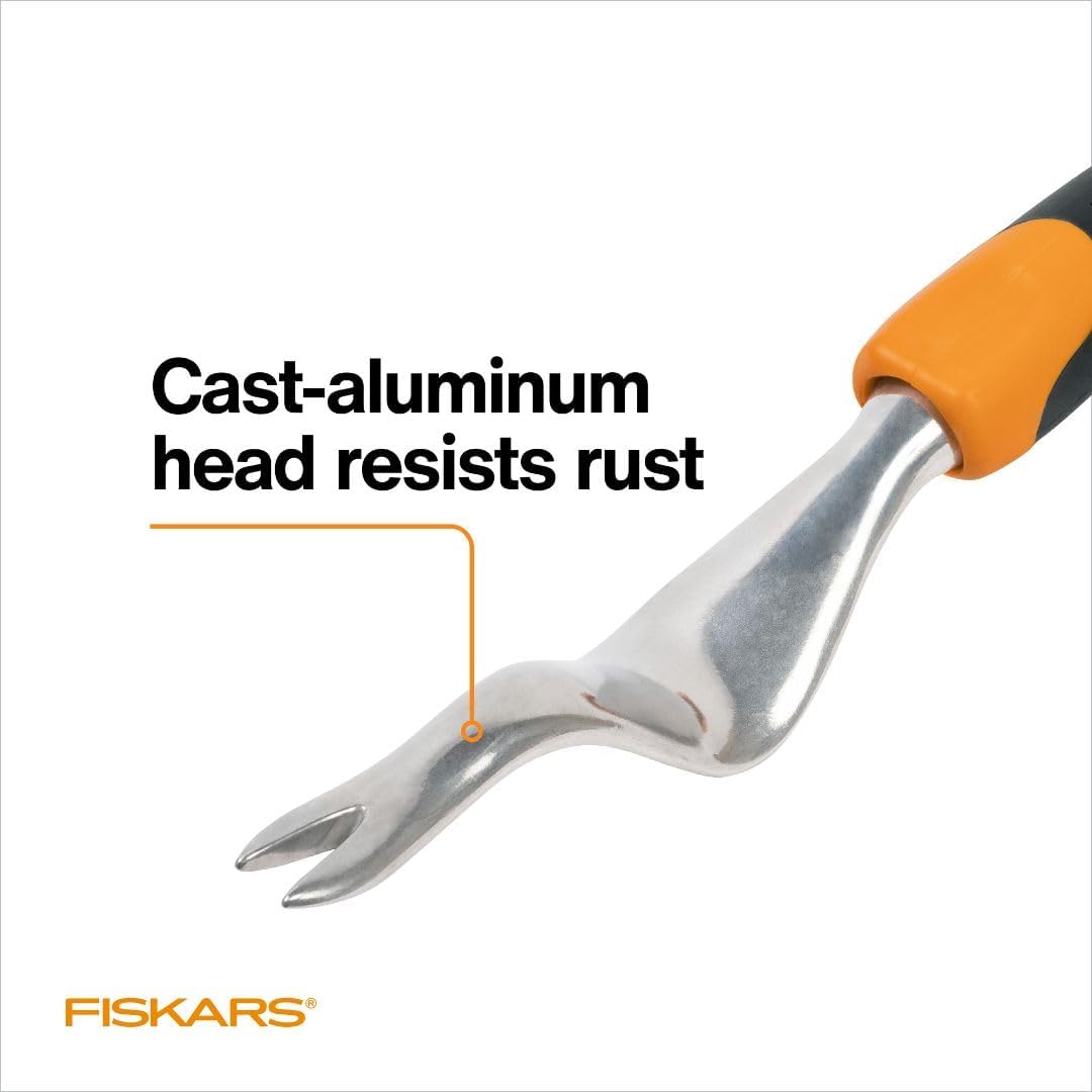 Fiskars Ergo Weeder Tool for Weeding, Heavy Duty Gardening Hand Tool with Ergonomic Handle and