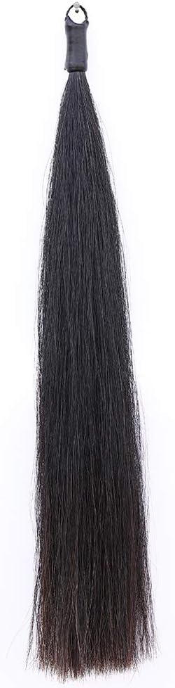 Horse Tail Extensions with Braided Horsehair Loop, Blunt Cut Bottom, 34-36 inches Long and 1 lb