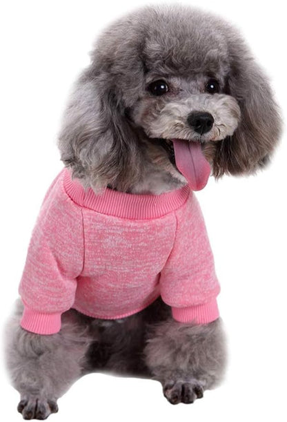 Jecikelon Dog Clothes Dogs Sweater Soft Puppies Clothing Winter Puppy Sweaters Warm Outfit for Dogs