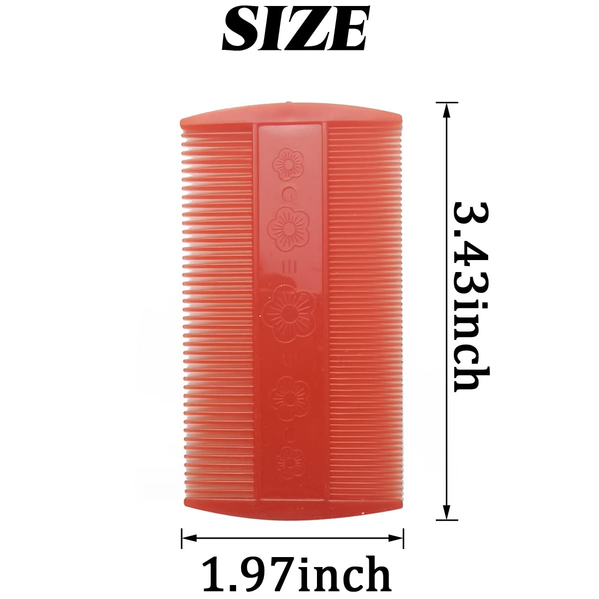 NSBELL 20PCS Comb for Cats, Lice Comb for Dogs, Double Sided Cat Comb for Short Hair of Pets or