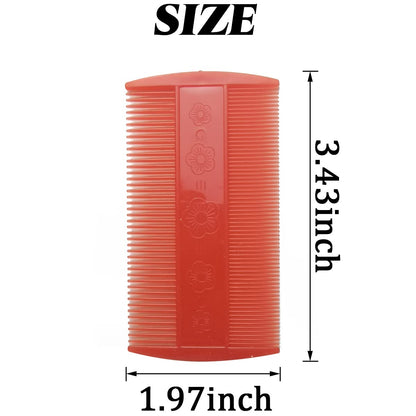 NSBELL 20PCS Comb for Cats, Lice Comb for Dogs, Double Sided Cat Comb for Short Hair of Pets or