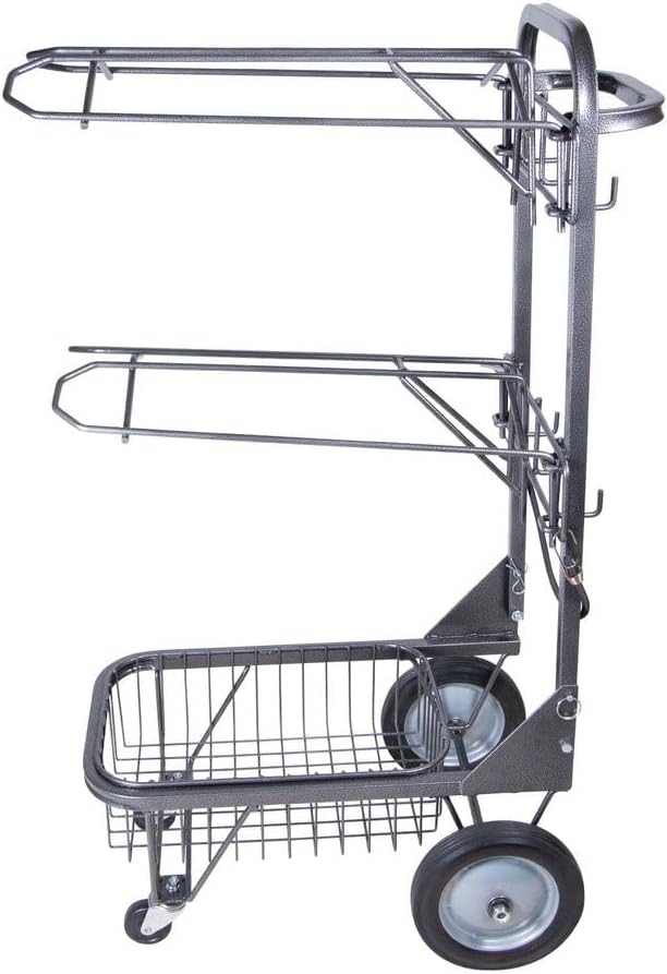 Pro Series Saddle & Tack Cart | Holds English & Western Saddles | Ample Storage | Easy Transport &