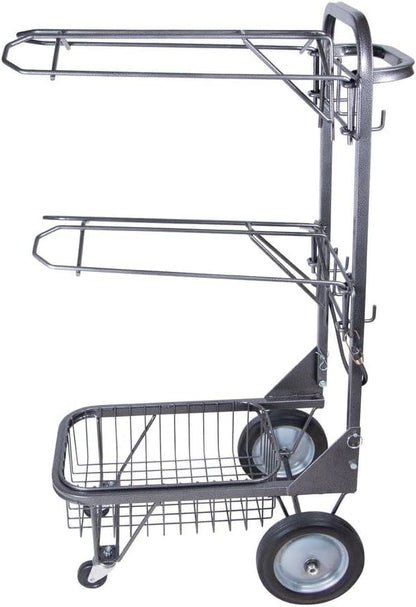 Pro Series Saddle & Tack Cart | Holds English & Western Saddles | Ample Storage | Easy Transport &