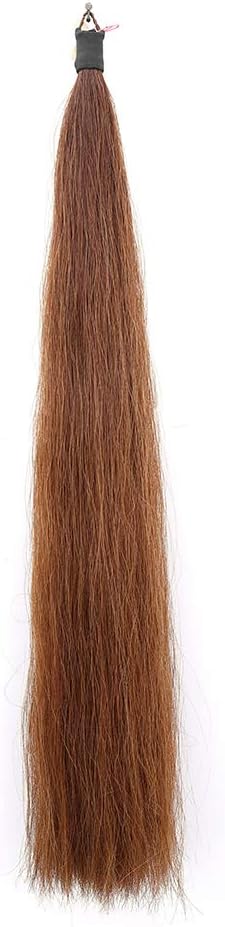 Horse Tail Extensions with Braided Horsehair Loop, Blunt Cut Bottom, 28-30 inches Long and 3/8 lb