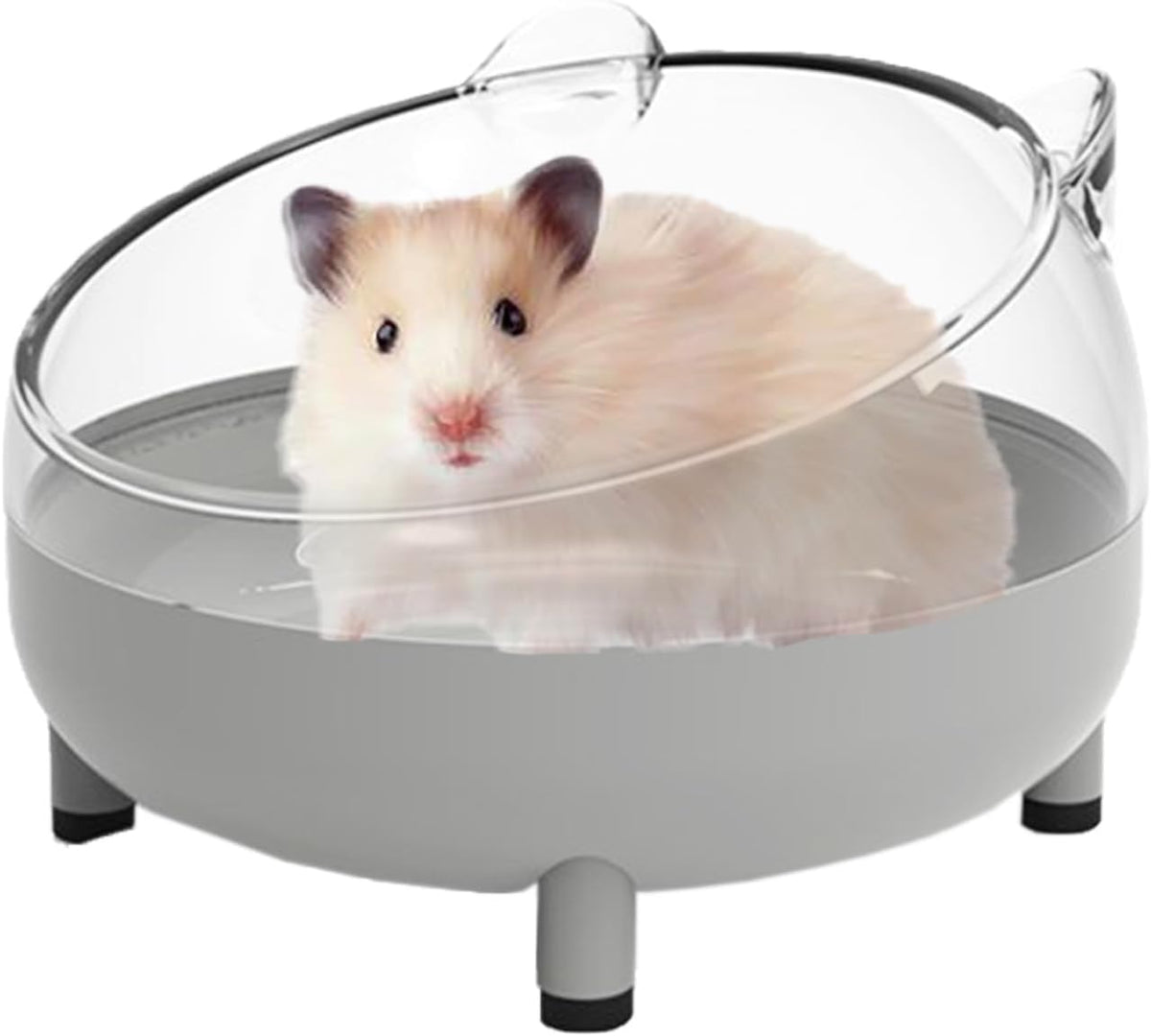 Meow&Woof Hamster Sand Bath Container, Large Sandbox Toilet Gerbil Batheoom, Tiny Chinchilla Dust