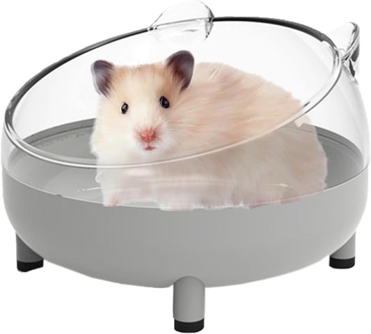 Meow&Woof Hamster Sand Bath Container, Large Sandbox Toilet Gerbil Batheoom, Tiny Chinchilla Dust