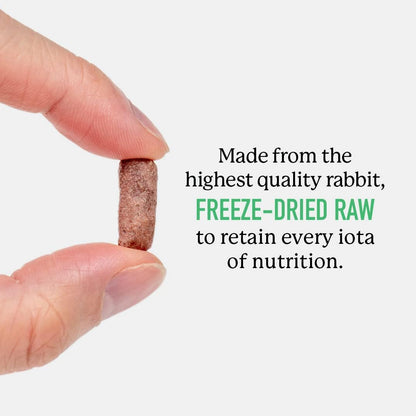 Dr. Harvey's Rabbit Bites Freeze-Dried Raw Dog Treats, Single Ingredient, All-Natural Rabbit Meat