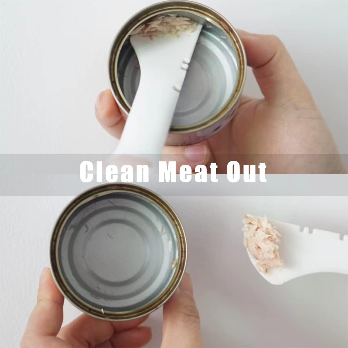 Meow&Woof Cat Food Can Lid and Spoon, BPA Free Silicone Cover for Animal Wet Food Storage, Reusable