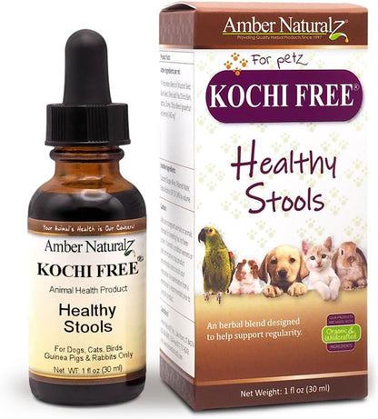 Amber NaturalZ Kochi Free Herbal Supplement for Dogs, Cats, Birds, Guinea Pigs, and Rabbits | Pet