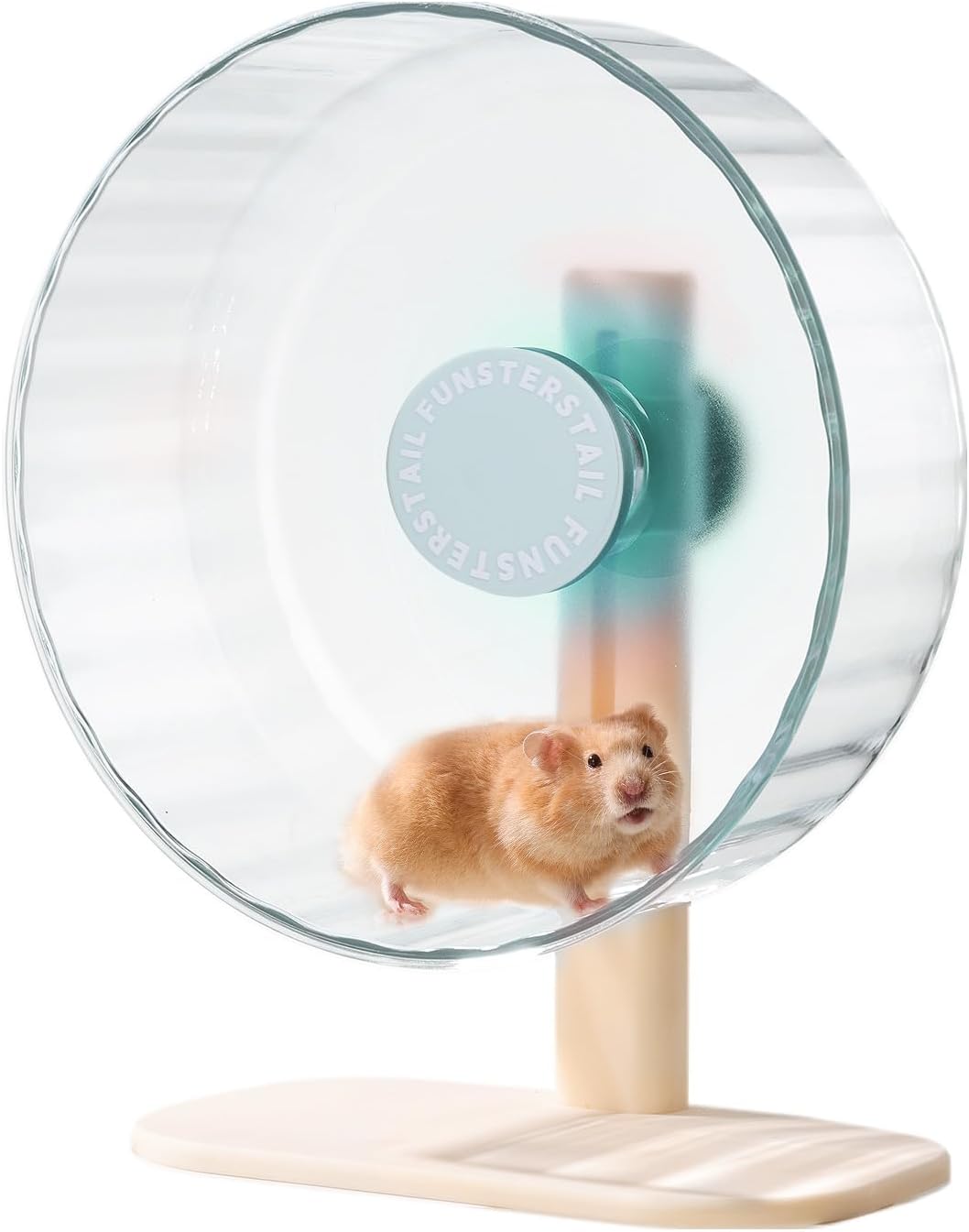 Super Silent Hamster Wheel 10.4 Inch, Magnetic Large Rat Wheel for Chinchilla, Gerbil, Guinea Pig
