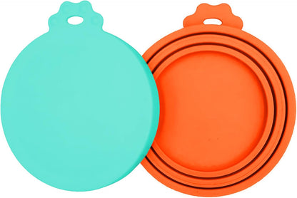 2 Pack Pet Food Cans Lids, Silicone Food Can Covers for Dog and Cat, BPA Free/Food Safe/Universal