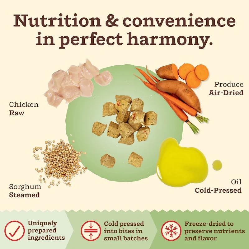 Primal Kibble in The Raw, Freeze Dried Cat Food, Chicken, Scoop & Serve, Made with Raw Protein