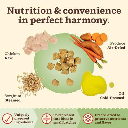 Primal Kibble in The Raw, Freeze Dried Cat Food, Chicken, Scoop & Serve, Made with Raw Protein