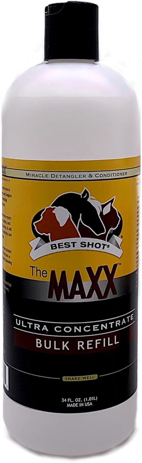 Best Shot The MAXX Ultra Concentrate Miracle Detangler and Conditioner, Moisturizing Conditioner