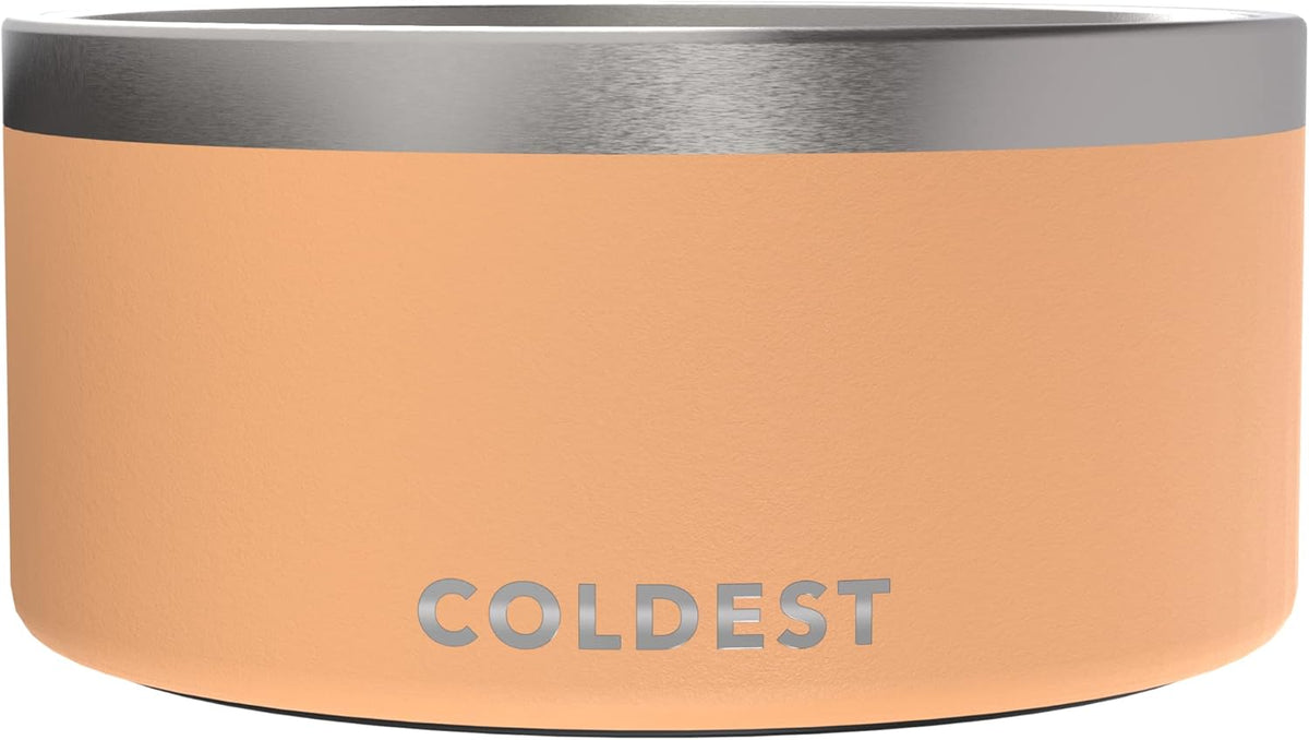 Coldest Dog Bowl - Anti Rust Metal, Non Slip, 3 Layers Insulated Stainless Steel Dog Bowls - Spill