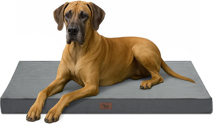 Outdoor Extra Large Dog Bed, Jumbo Waterproof Dog Bed for Large Dogs, Orthopedic Egg Foam Pet Bed