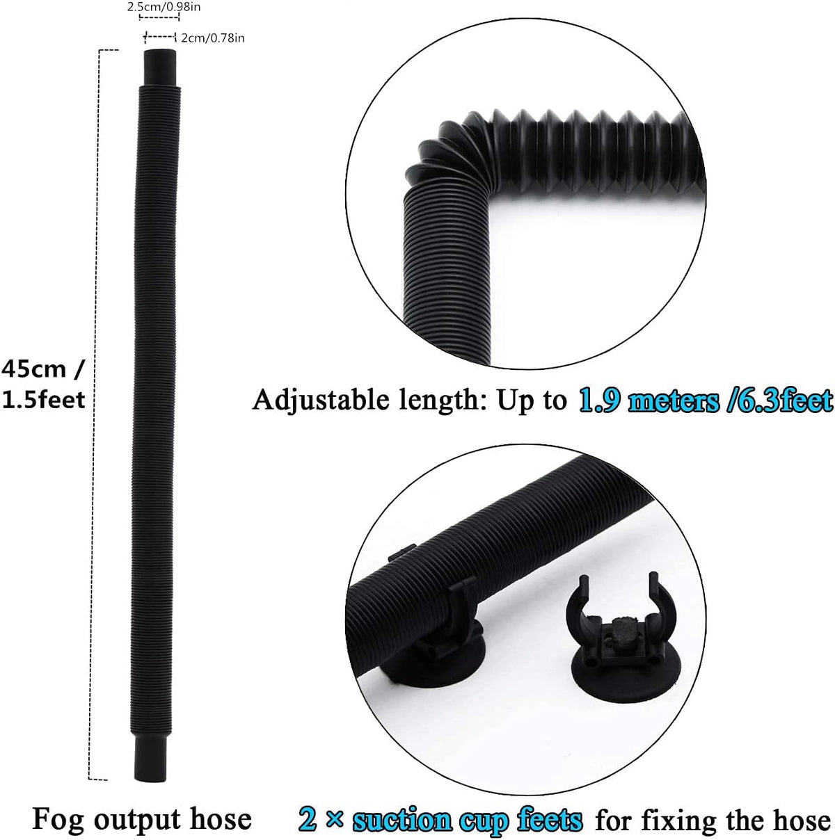 Coospider 4.2L Top Fill Reptile Fogger Mister, Reptile Humidifier for Reptiles Tank, Terrariums