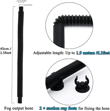 Coospider 4.2L Top Fill Reptile Fogger Mister, Reptile Humidifier for Reptiles Tank, Terrariums