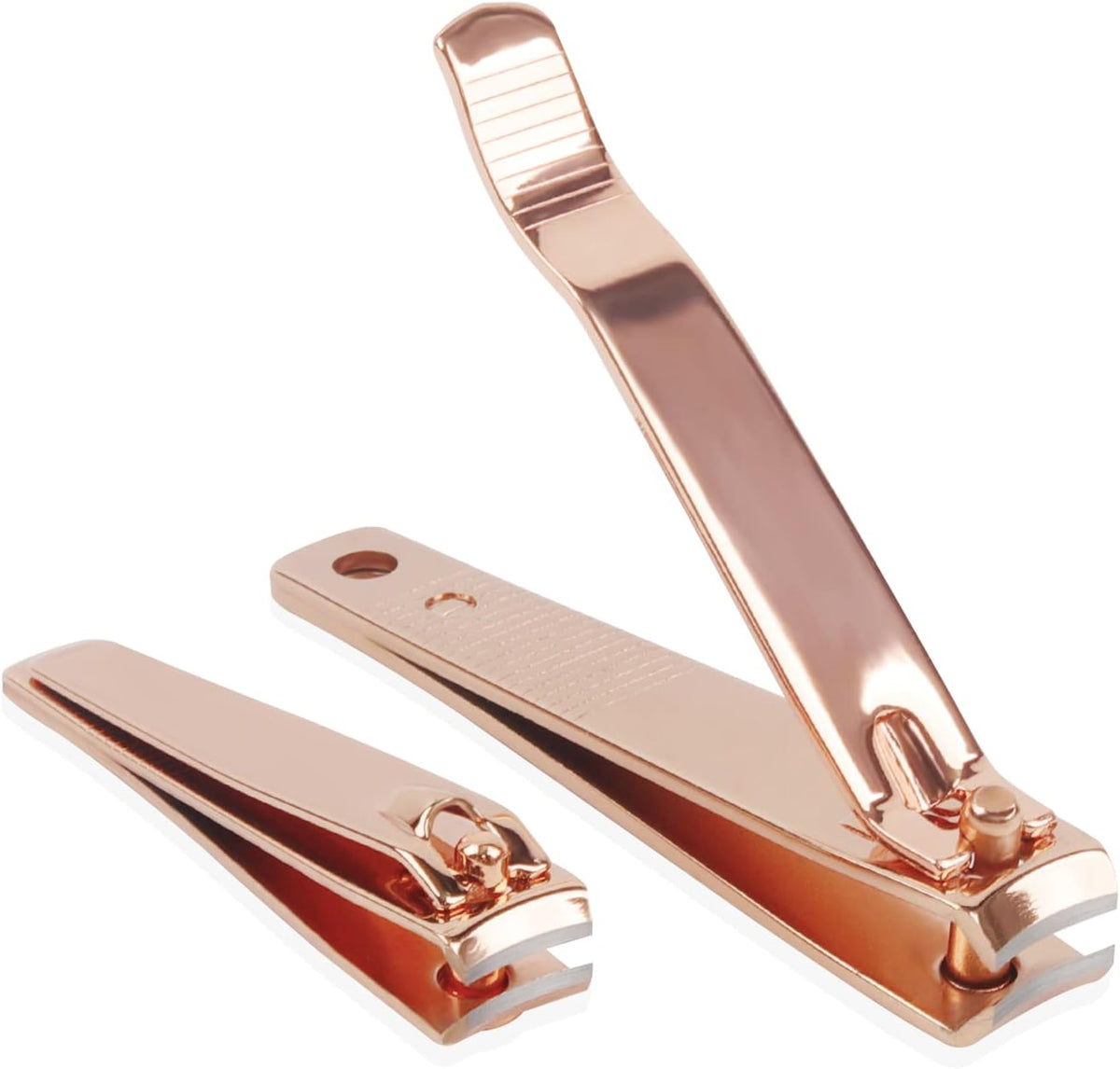 Rocutus 2pcs/Set Portable Nail Scissors Adult Pedicure Nail Clippers Household Small Scissors Foot