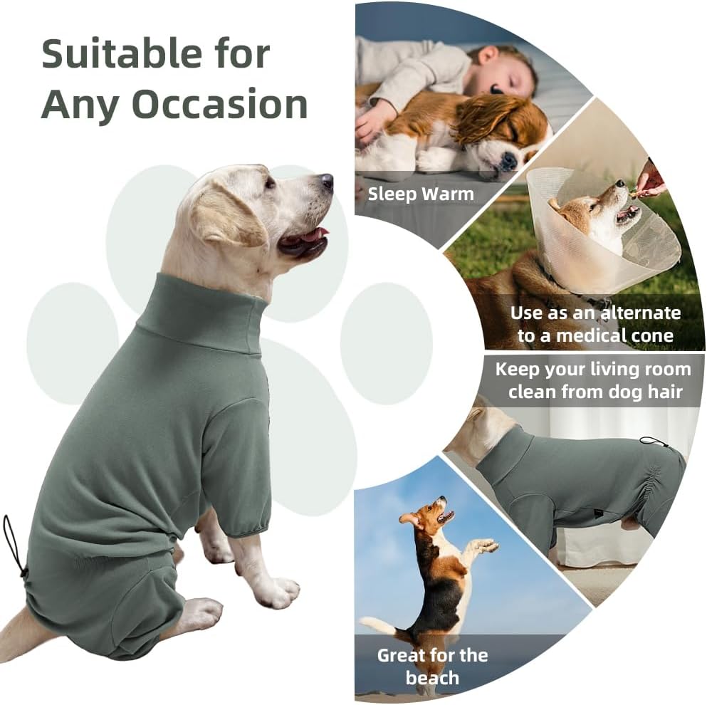 Dog Pyjamas PJS Sweater Clothes and Home Clothing Suitable for Small to Medium Breeds of Dogs, Dog