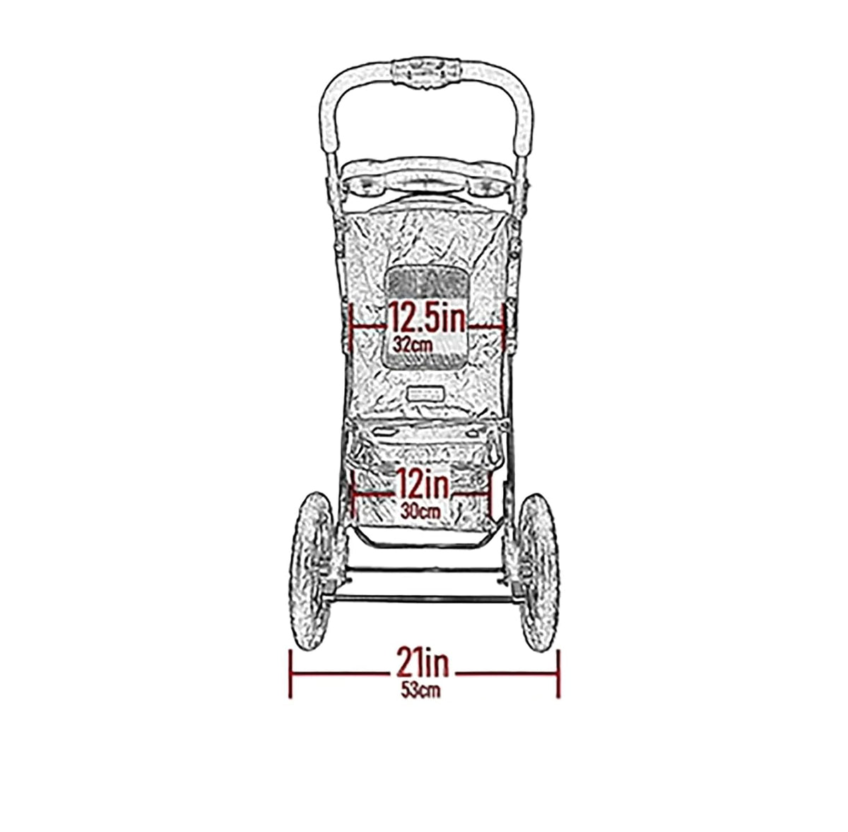 Pet Gear No-Zip Jogger Pet Stroller for Cats/Dogs, Zipperless Entry, Airless Tires, Easy One-Hand
