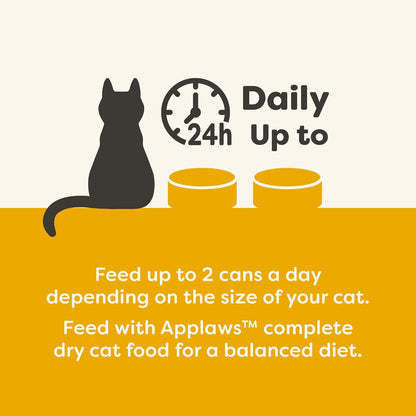 Applaws Natural Wet Cat Food in Gravy, Limited Ingredient Canned Wet Cat Food, No Additives, Made