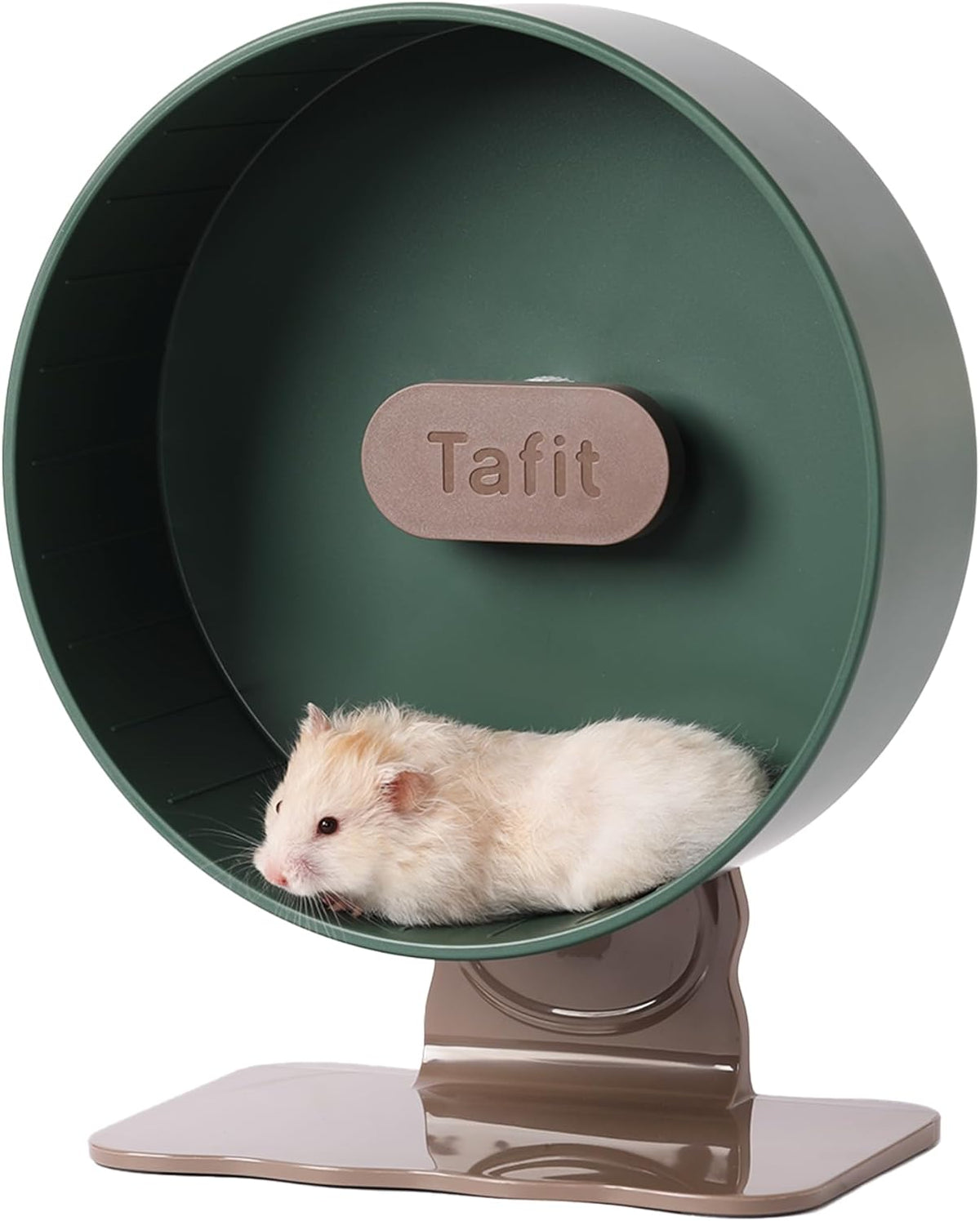 Quiet Hamster Wheel 10.2 Inch Dual-Bearings Silent Small Animals Running Exercise Wheel Height